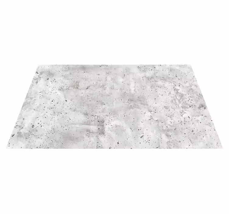 Gri beton efekti yemek odasi pvc halı - TenStickers