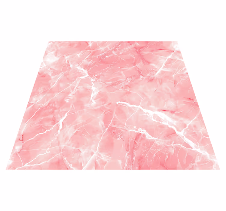 Pembe pastel tonu Mermer vinil halı - TenStickers
