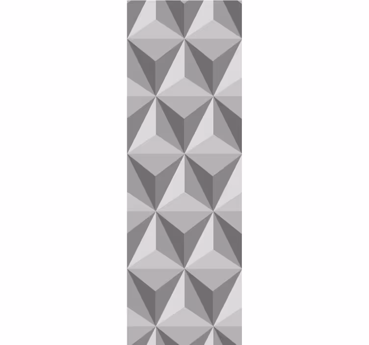 3d piramit deseni geometrik duvar kağıdı - TenStickers