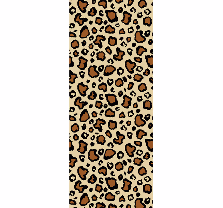 Tipik motif leopar duvar kağıdı - TenStickers
