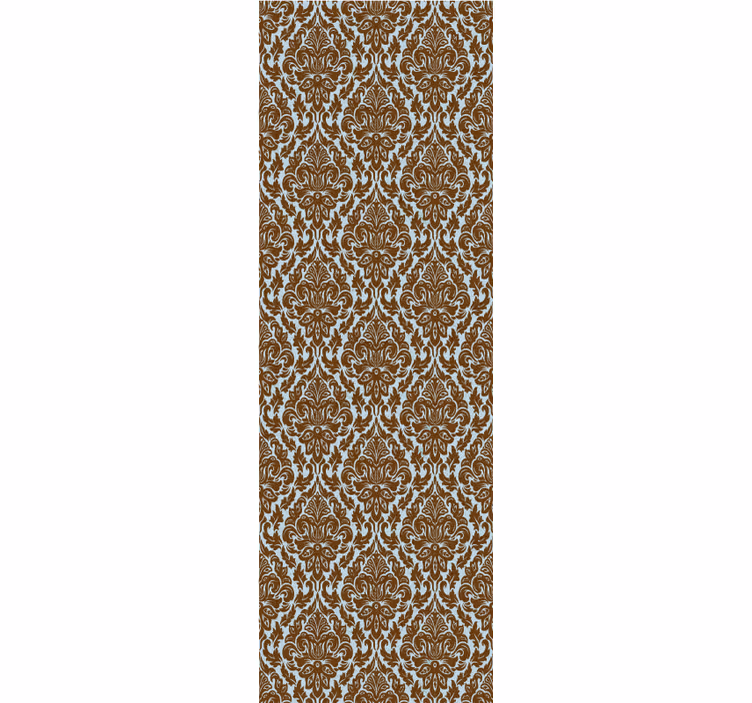 Nane kahverengi damask eski duvar kağıdı - TenStickers