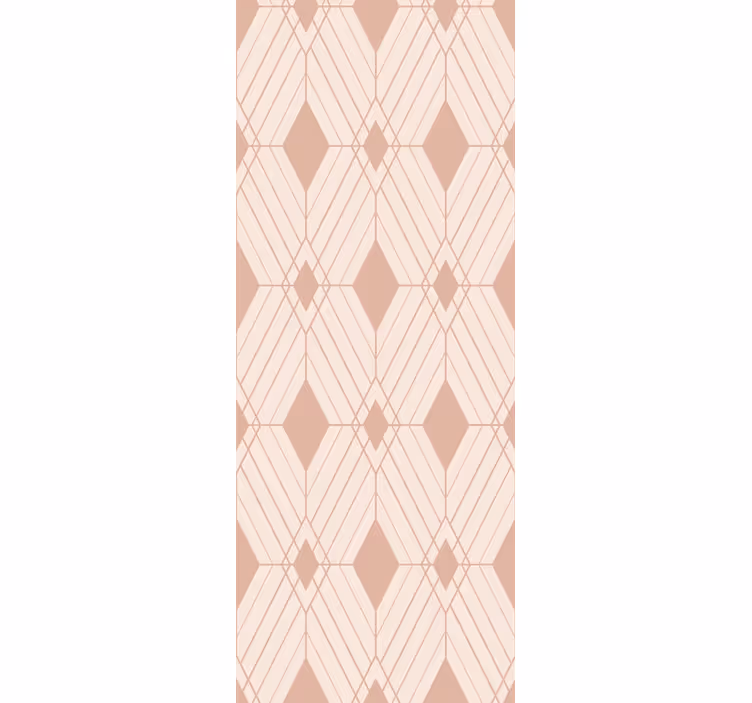 Pastel deko elmaslar geometrik duvar kağıdı - TenStickers