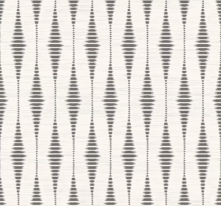 rabaul ikat gri ve bej geometrik duvar kağıdı - TenStickers