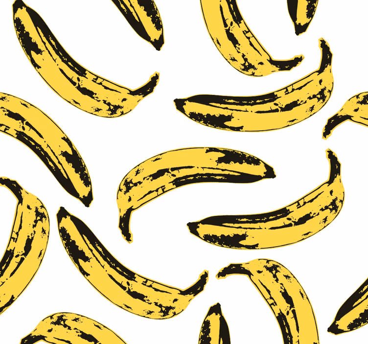 Warhol muzları sanat duvar kağıdı - TenStickers