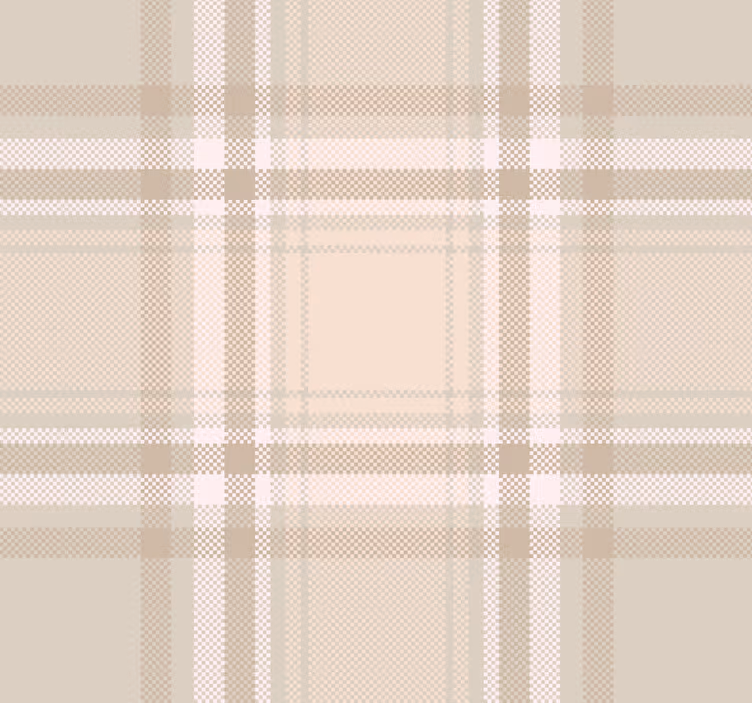 burberry deseni oturma odası duvar kağıdı - TenStickers