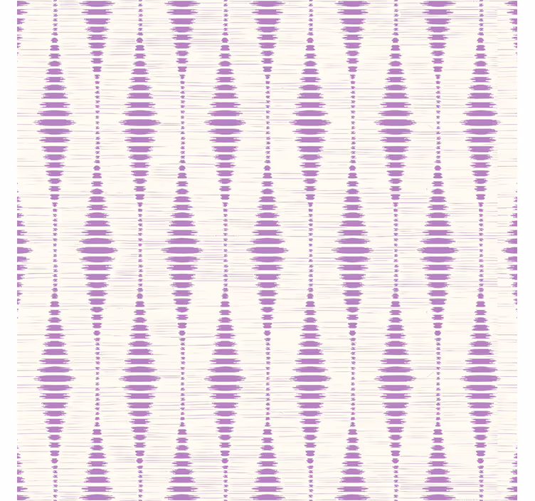 Mor rabaul ikat geometrik duvar kağıdı - TenStickers