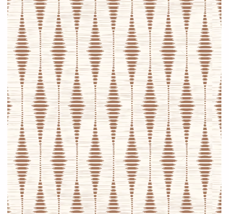 Mocha mus rabaul ikat geometrik duvar kağıdı - TenStickers
