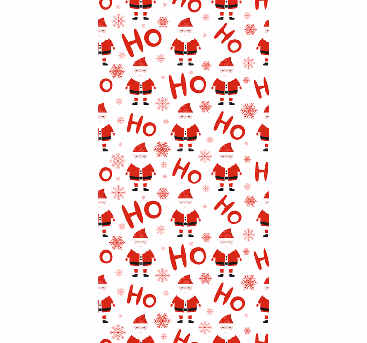 Noel duvar kağıdı noel baba hohoho - TenStickers