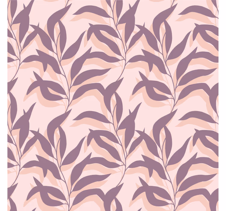 Yatak odası duvar kağıdı palma tropikal pembe tasarım - TenStickers
