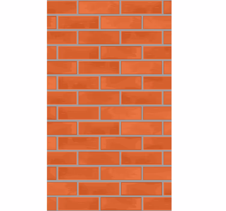 Duvar kağıdı süslemeleri kırmızı tuğla deseni - TenStickers