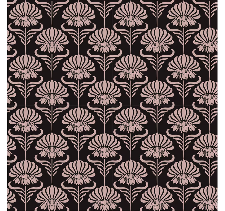 Barok duvar kağıdı - art nouveau desenleri - TenStickers