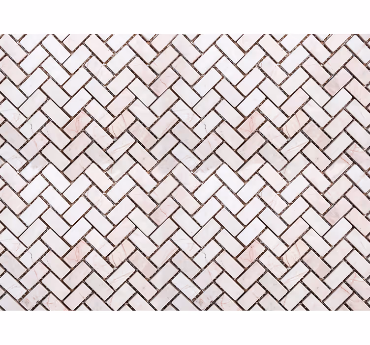 Duvar kağıdı süslemeleri - zigzag mermer karolar - TenStickers