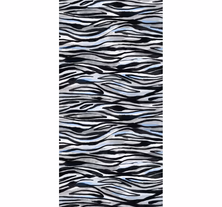 Duvar kağıdı süslemeleri zebra deseni - TenStickers