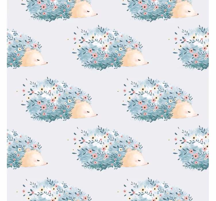 Dokular ve desenler duvar kağıdı kirpi sanatı - TenStickers