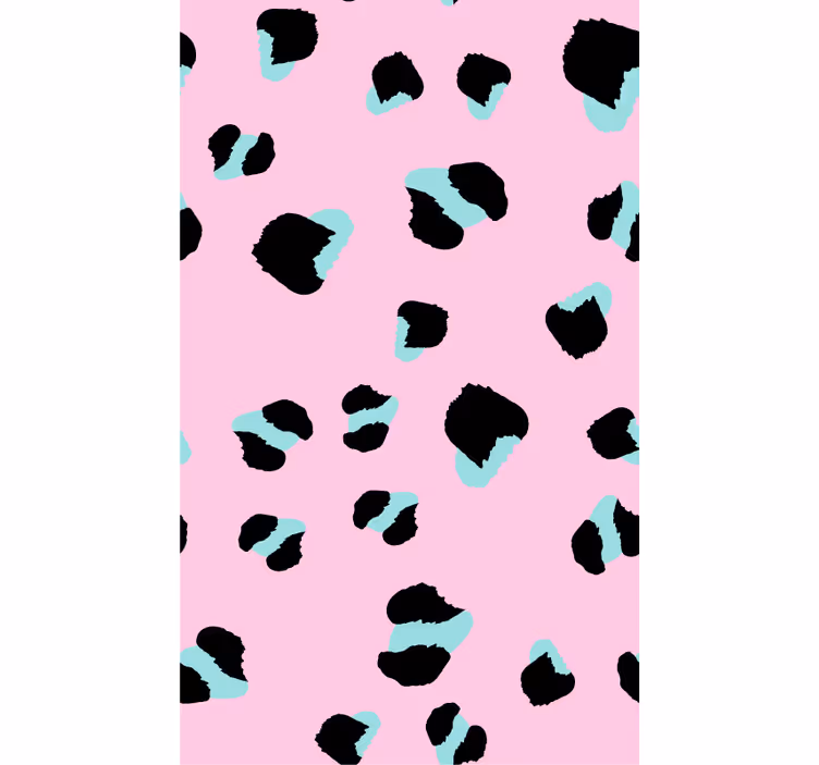 Pink leopar hayvan duvar kağıdı - TenStickers