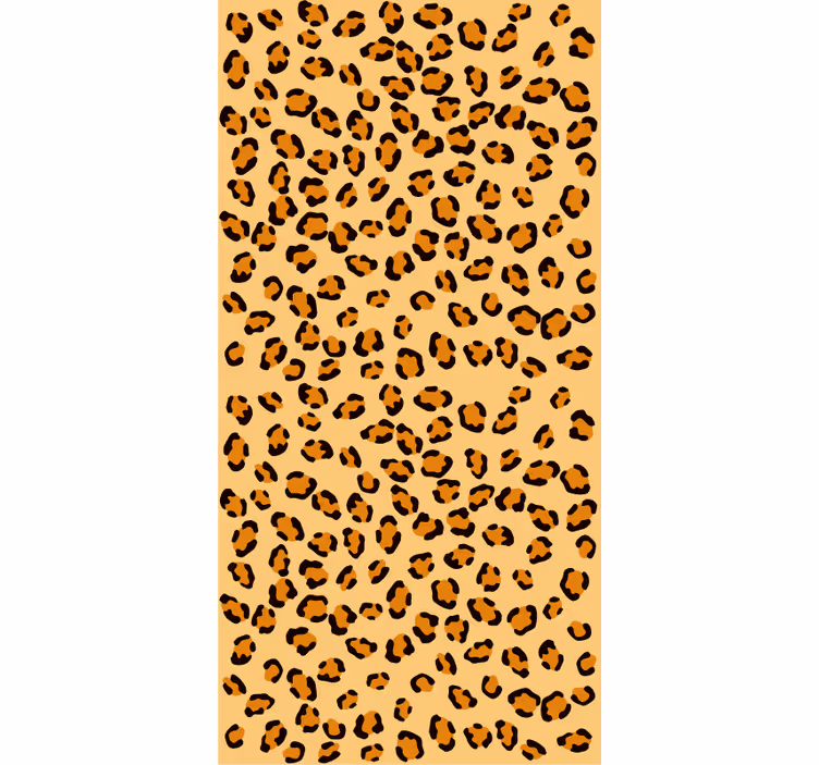 Hayvan duvar kağıdı leopar desenli - TenStickers