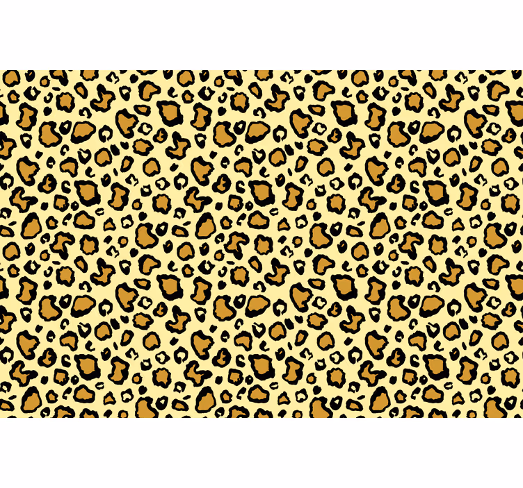 Hayvan duvar kağıdı sarı leopar deseni - TenStickers