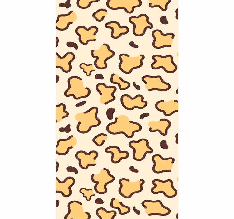 Hayvan duvar kağıdı büyük leopar şekilleri - TenStickers