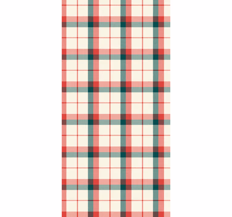 Ofis duvar kağıdı noel tartan - TenStickers