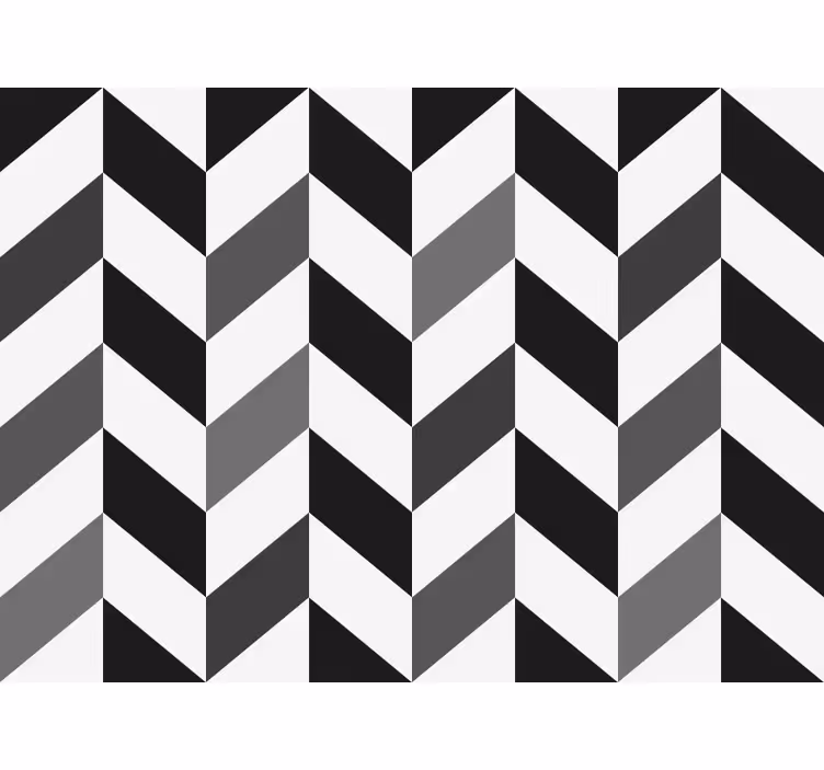 Ofis duvar kağıdı chevron kontrast - TenStickers