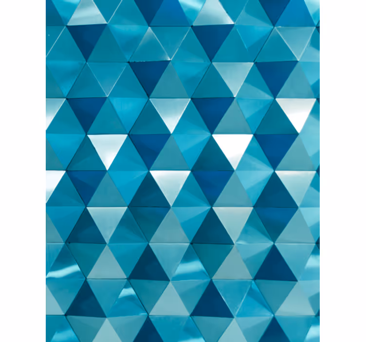 Geometrik duvar kağıdı Üçgen karo deseni - TenStickers