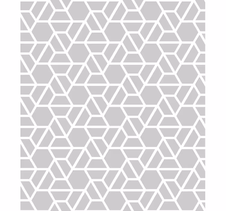 Geometrik duvar kağıdı geometrik kafes tasarımı - TenStickers