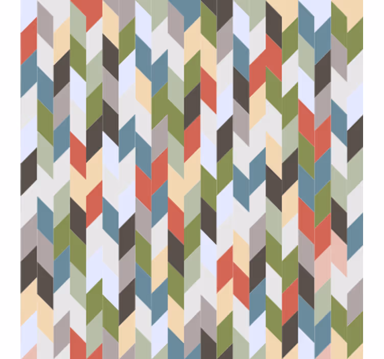Geometrik duvar kağıdı herringbone spektrum - TenStickers