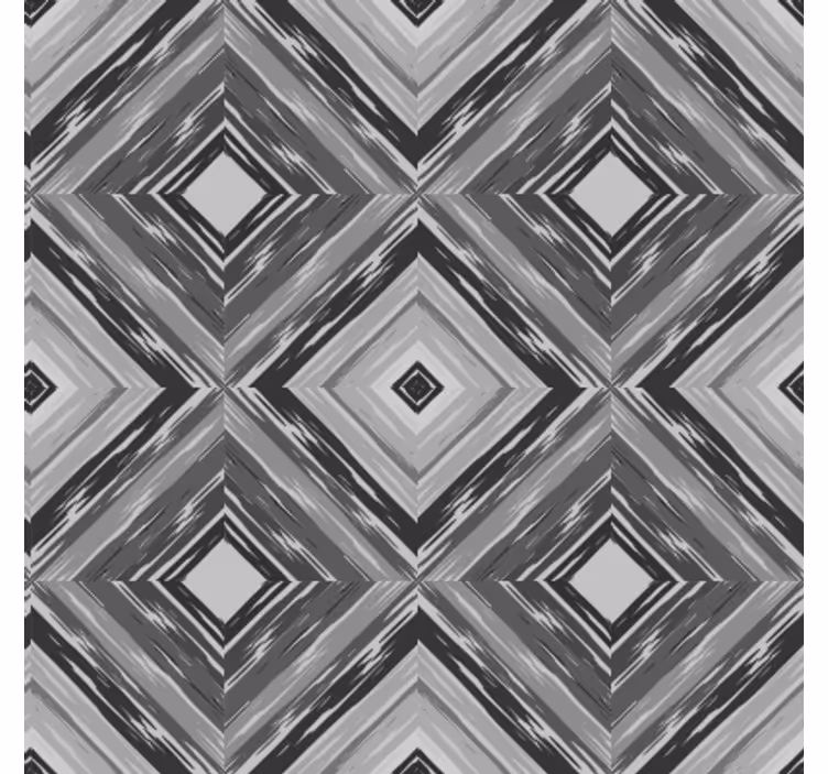 Geometrik duvar kağıdı elmas İllüzyonu - TenStickers