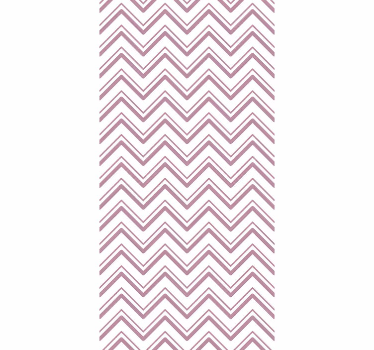 Geometrik duvar kağıdı chevron zigzag tasarımı - TenStickers