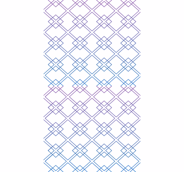 Geometrik duvar kağıdı elmaslar ve Çizgiler - TenStickers