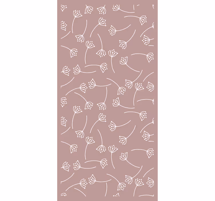 Doğa duvar kağıdı yumuşak Çiçek deseni - TenStickers
