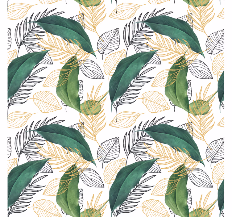 Doğa duvar kağıdı zengin foliage unsuru - TenStickers