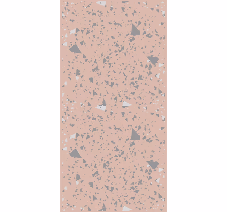 Doku duvar kağıdı pembe ve gri terrazzo - TenStickers