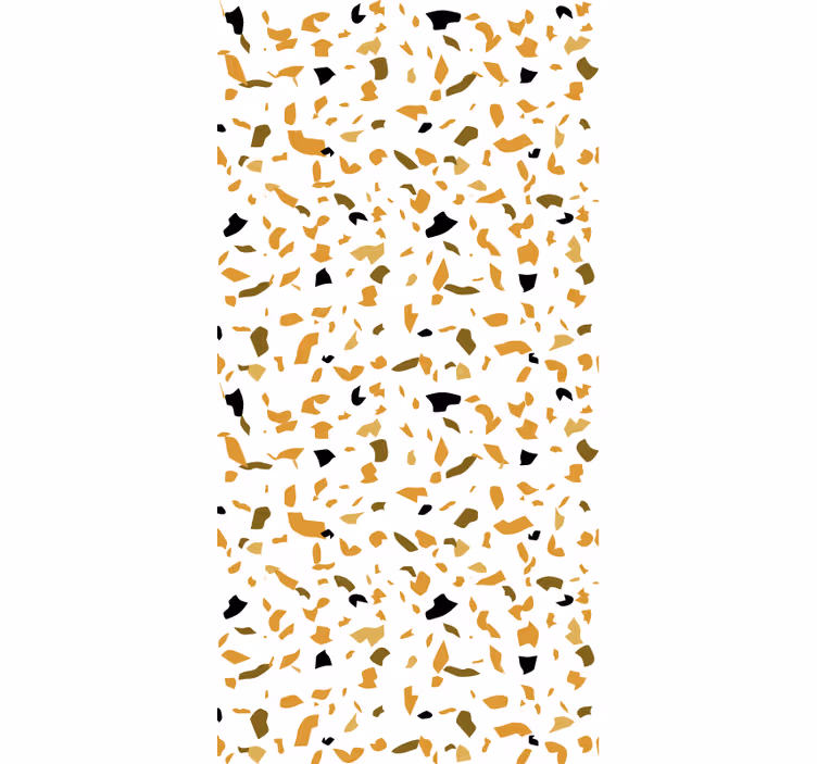 Doku duvar kağıdı sıcak renkler terrazzo stili - TenStickers