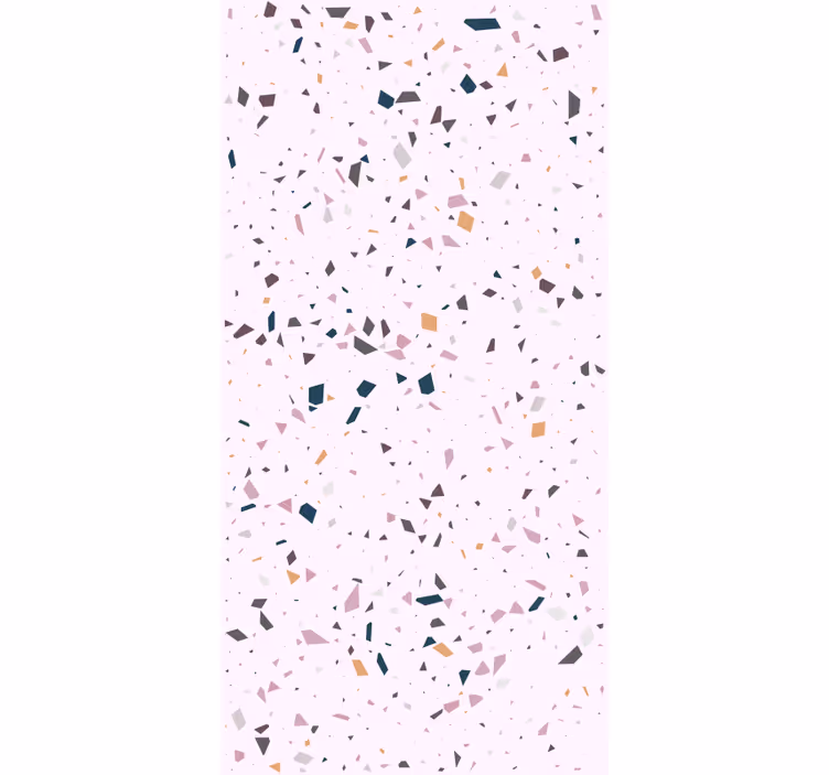 Mermer desenli duvar kağıdı renkli geometrik parçalar - TenStickers