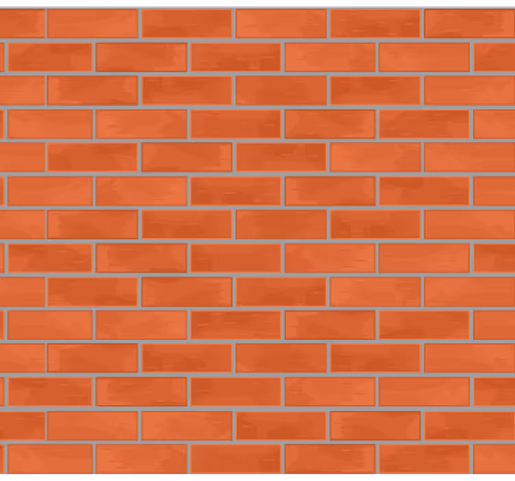 Taş desenli duvar kağıdı kırmızı tuğla deseni - TenStickers
