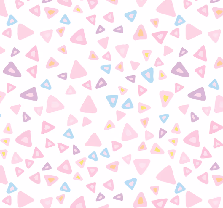 Fayans duvar kağıtları kawaii tarzı pastel desen - TenStickers
