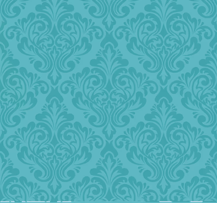 Klasik duvar kağıdı damask desenli - TenStickers