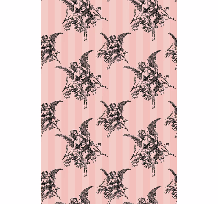 Klasik duvar kağıdı toile jouy desen sanatı - TenStickers