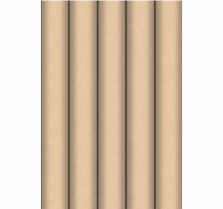 Oturma odası duvar kağıdı kahverengi tüp minimalist desen - TenStickers