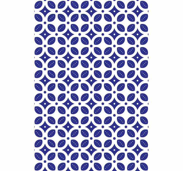 Oturma odası duvar kağıdı geometrik desen kaplaması - TenStickers