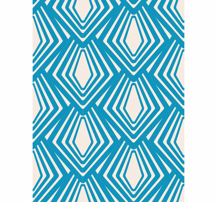 Geometrik duvar kağıdı elmas deseni - TenStickers