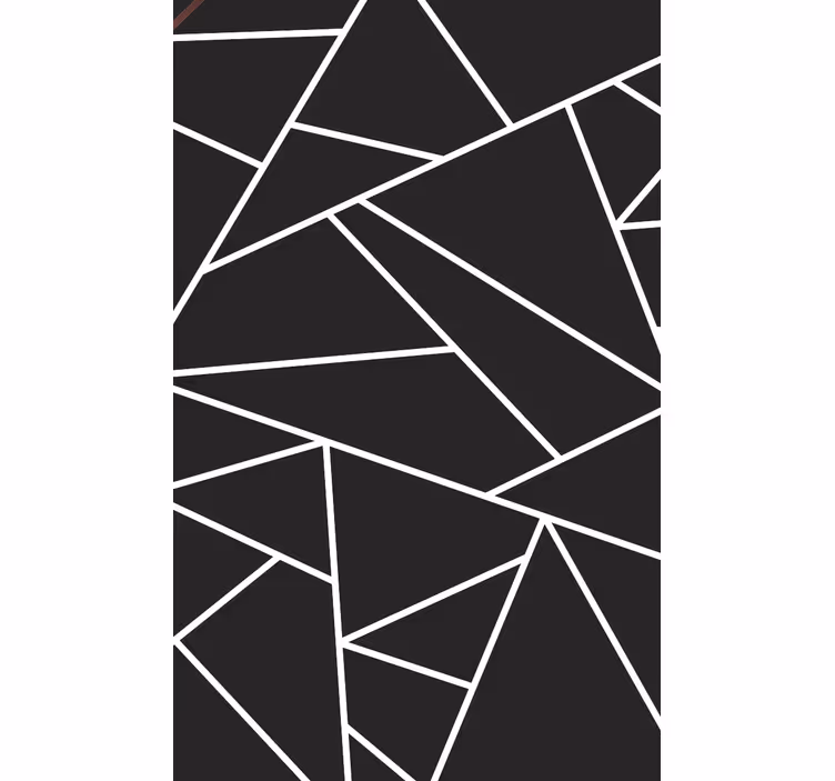 Geometrik duvar kağıdı soyut açısal düzenleme - TenStickers