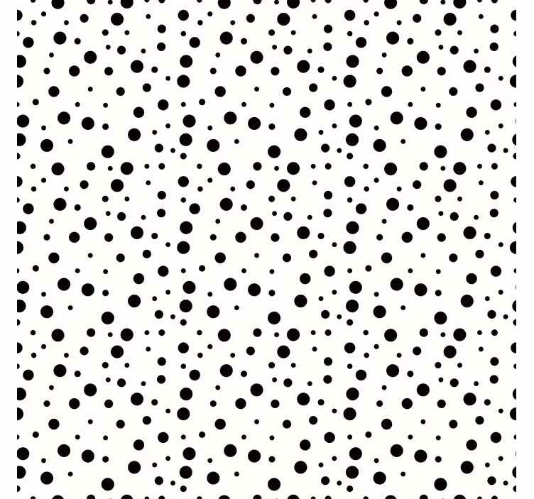 Geometrik duvar kağıdı tek renkli nokta deseni - TenStickers