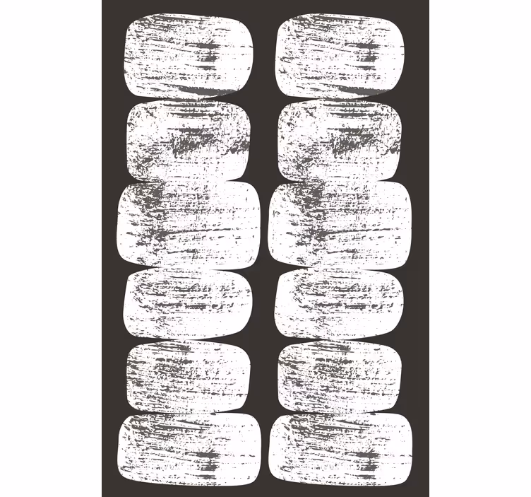 Modern duvar kağıdı geometrik şekillerle orta çağ stili - TenStickers
