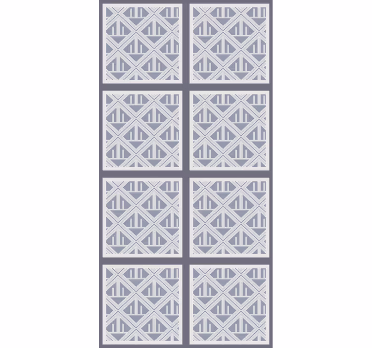 Modern duvar kağıdı geometrik desenli bölümler - TenStickers