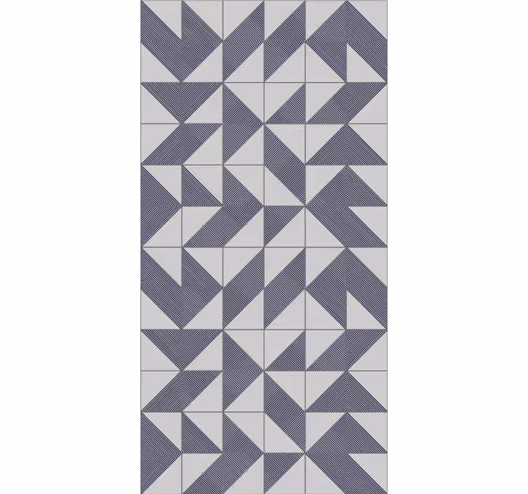 Modern duvar kağıdı geometrik desenli uyum - TenStickers