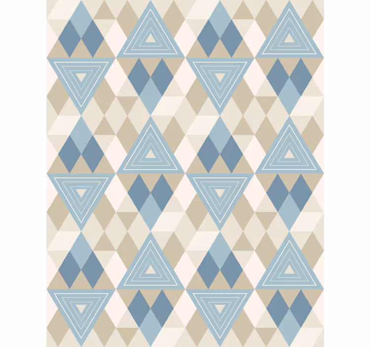 Modern duvar kağıdı geometrik Üçgen deseni - TenStickers