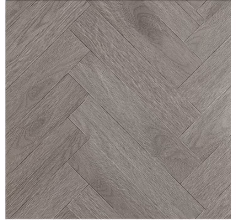 Oturma odası duvar kağıdı woodward taupe balıksırtı deseni - TenStickers