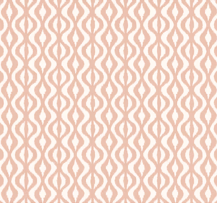 Yetişkin odası duvar kağıdı pembe İkat geometrik - TenStickers